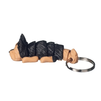 Brelok do kluczy Yorkshire terrier – brelok 3D pies, pomysł na prezent